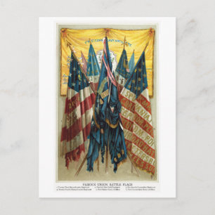 Postal Banderas de guerra civil no. 3