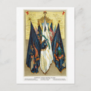 Postal Banderas de guerra civil no. 4