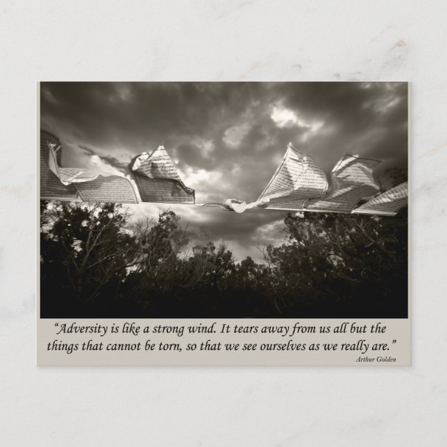 Postal Banderas de oración (Anverso)