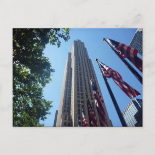 Postal banderas de rockefeller
