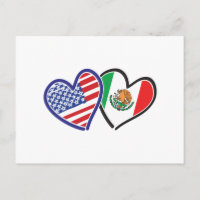Banderas del Corazón de Estados Unidos México