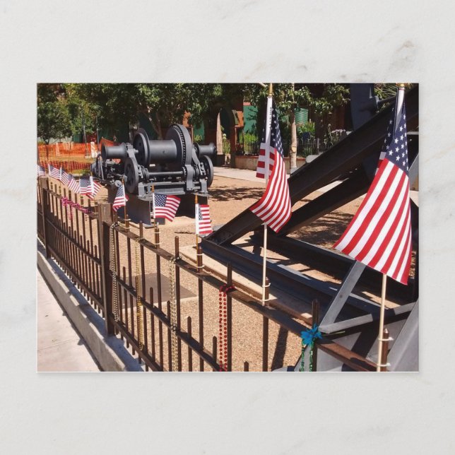 Postal Banderas estadounidenses - Bisbee, AZ (Anverso)