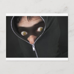 Postal Bandido de ojos amarillos