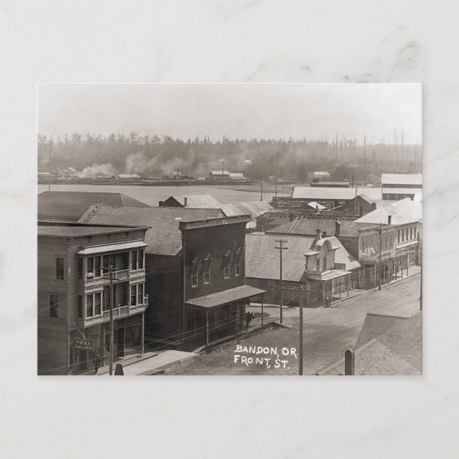 Postal Bandon OR Circa 1900 (Anverso)