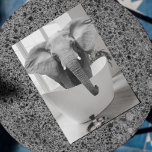 Postal Bañera elefante Baño blanco negro arte en el baño<br><div class="desc">Este diseño se puede personalizar eligiendo la opción Editar diseño. También puede transferir a otros artículos. Póngase en contacto conmigo en colorflowcreations@gmail.com o utilice la opción de chat en la parte superior de la página si desea tener este diseño en otro producto o necesita ayuda. Ver más de mis diseños...</div>