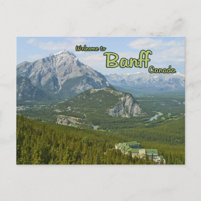 Postal Banff Alberta Canada (Anverso)