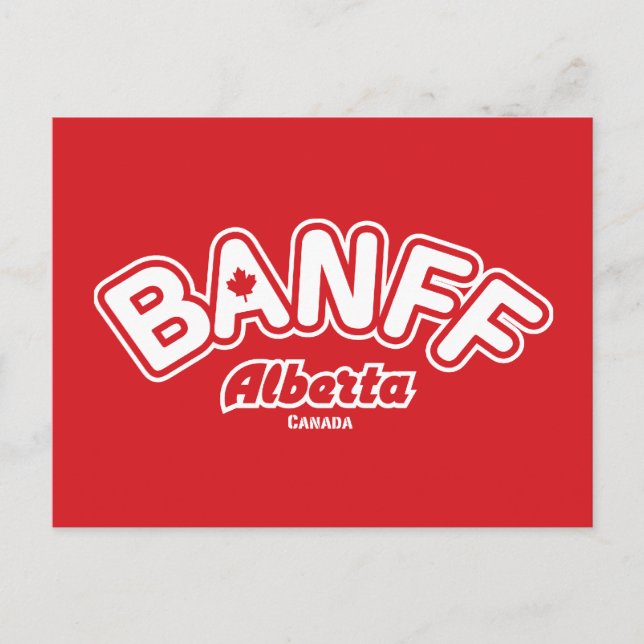 Postal Banff Leaf (Anverso)