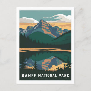 Postal Banff National Park Canada
