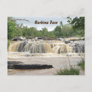 Postal Banfora Cascades Burkina Faso