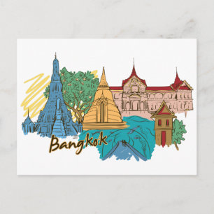 Postal Bangkok Tailandia