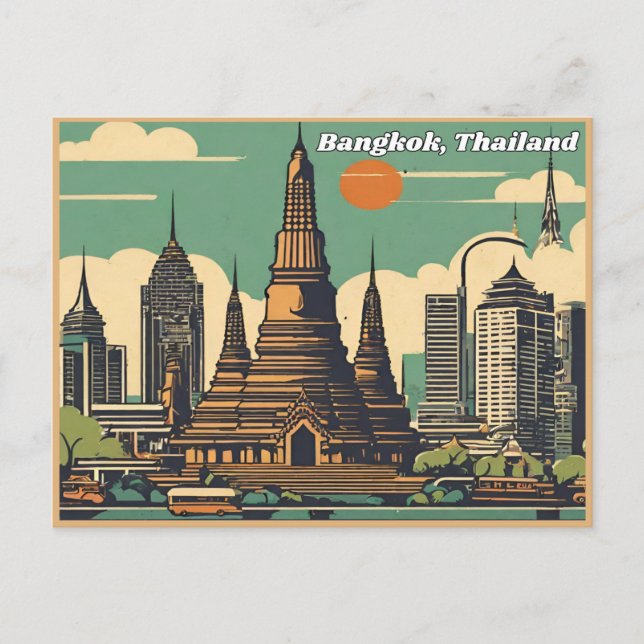 Postal Bangkok Tailandia (Anverso)