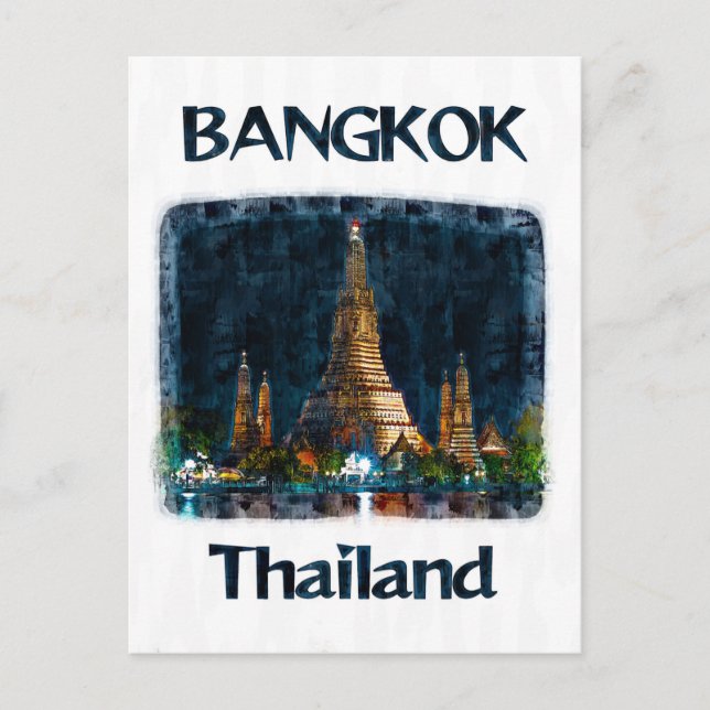 Postal Bangkok, Tailandia, (Anverso)