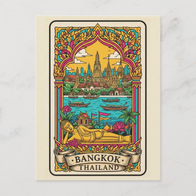 Postal Bangkok Tailandia (Anverso)