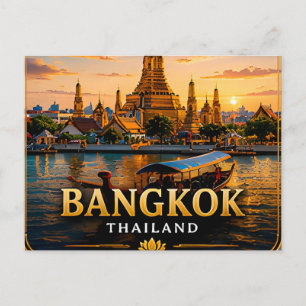 Postal Bangkok Tailandia Aventura Capital Tropical 🌴