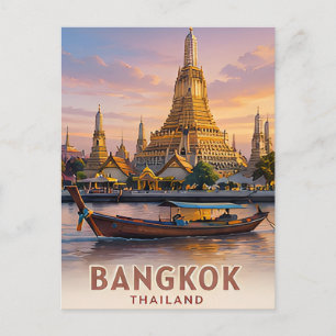 Postal Bangkok Tailandia Exploración Histórica y Urbana �