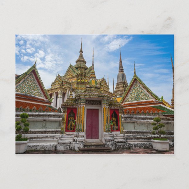 Postal Bangkok, templo de Tailandia (Anverso)