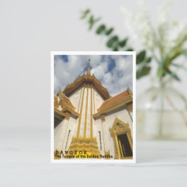 Postal Bangkok, templo del Buda de Oro, Tailandia