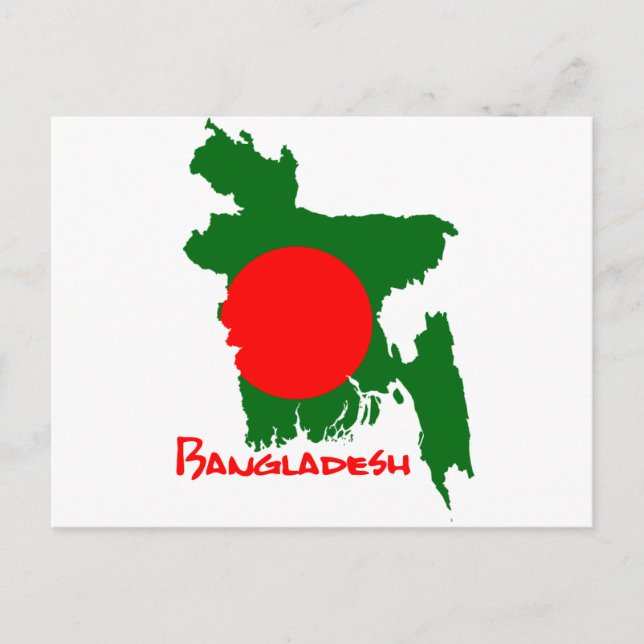Postal Bangladesh Map (Anverso)