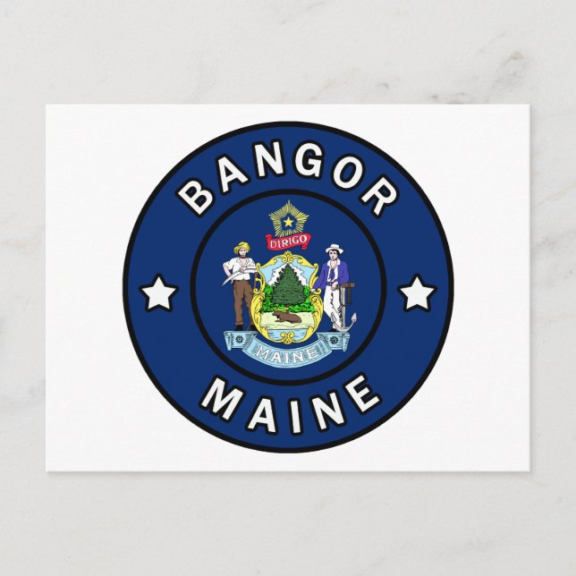 Postal Bangor Maine (Anverso)