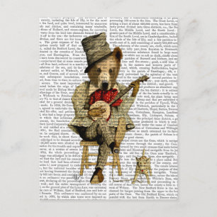 Postal Banjo Bear