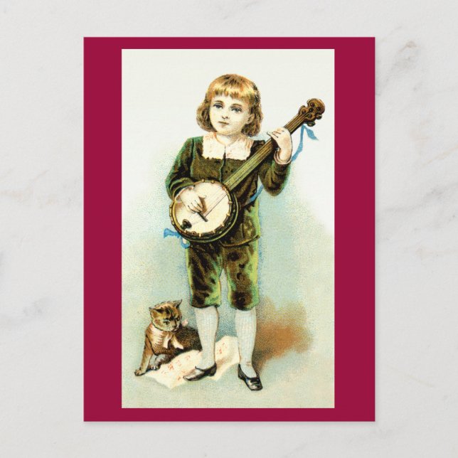 Postal Banjo Boy (Anverso)