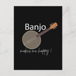 Postal Banjo me hace feliz