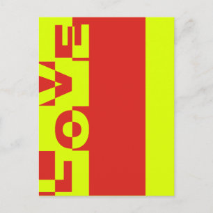 Postal Banner de AMOR moderno + tu trasero. e ideas