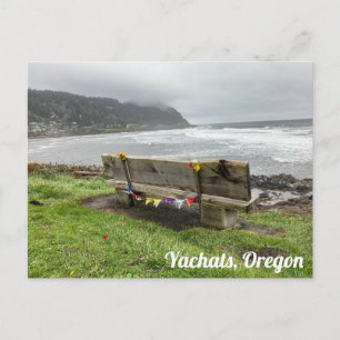 Postal Baño con vistas al océano en Yachats, Oregón
