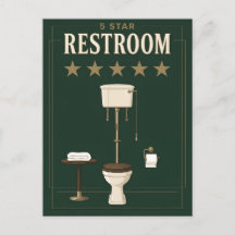 Baño de lujo de hotel con humor de 5 estrellas