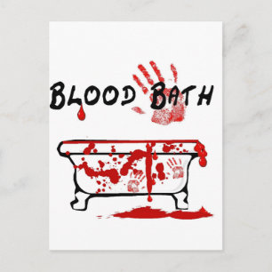 Postal Baño de sangre