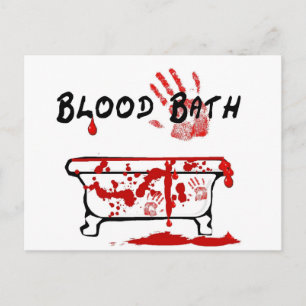 Postal Baño de sangre