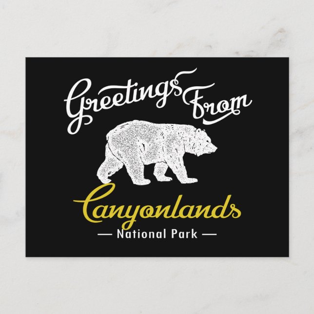 Postal Baño del Parque Nacional de los Cañones (Anverso)