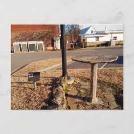 Postal Baño para pájaros conmemorativo Hughes: Arkansas