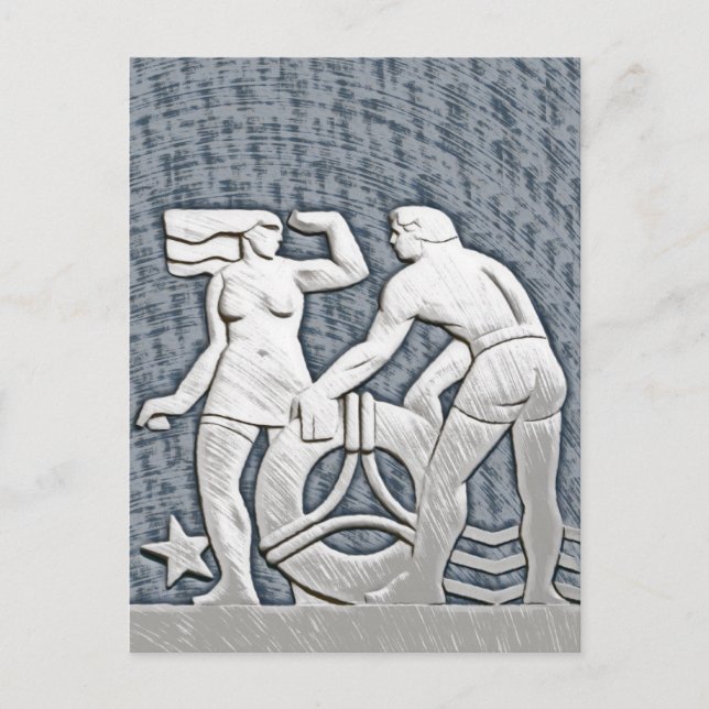 Postal Baños (Anverso)