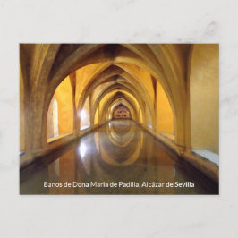 Postal Banos de Dona Maria de Padilla, Schloss Sevilla