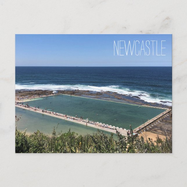 Postal baños de merewether (Anverso)