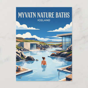 Postal Baños de Naturaleza de Myvatn Islandia