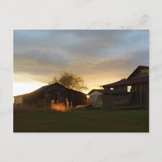 Postal Baños en la luz del sol de la tarde (Anverso)