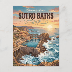 Postal Baños Sutro California
