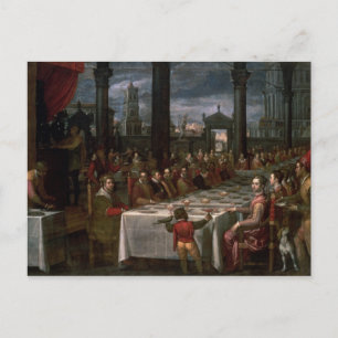 Postal banquete boda