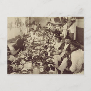 Postal Banquete real en la Casa de Barcos del Rey Kalakan