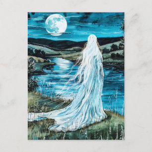 Postal Banshee Espíritu Celta Lloroso de la Muerte