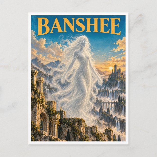 Postal Banshee, Monstruo de Fantasía Gótica (Anverso)