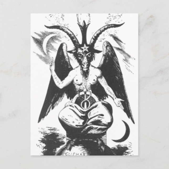 Postal Baphomet (Anverso)