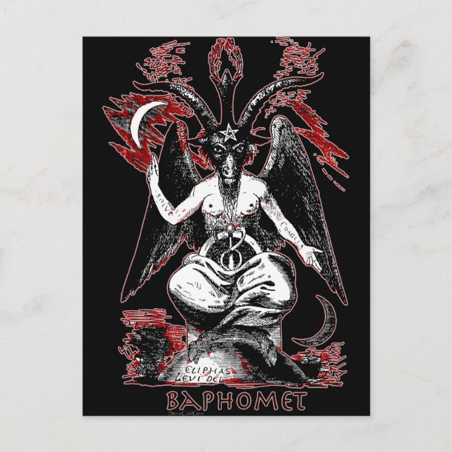 Postal Baphomet (Anverso)
