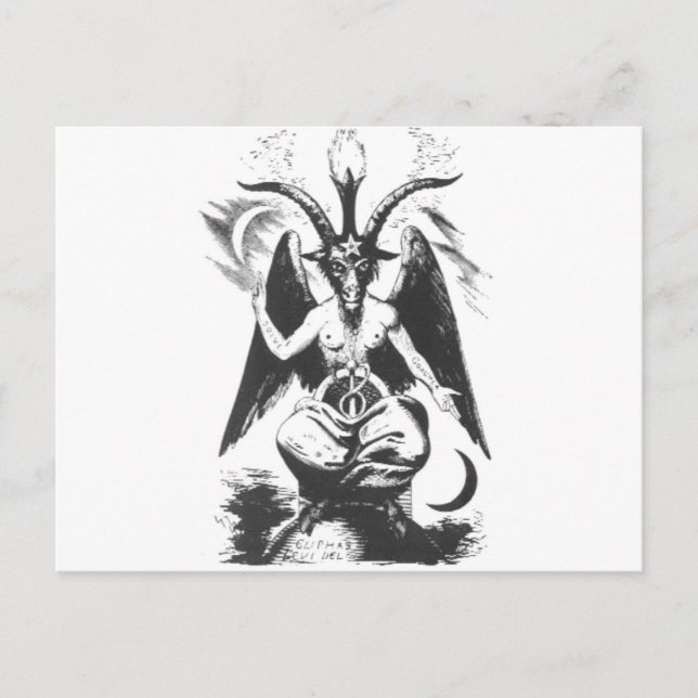 Postal Baphomet (Anverso)