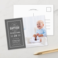 Baptismo fotográfico moderno para niños de color g