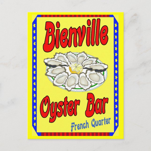 Postal Bar Bienville Oyster (Anverso)