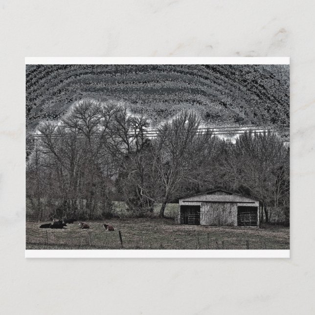 Postal Bar blanco (Anverso)