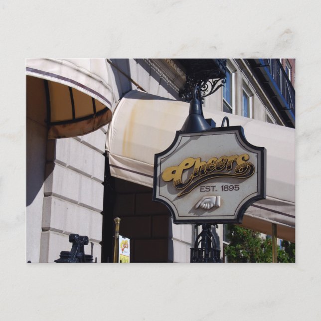 Postal Bar Cheers, Boston (Anverso)